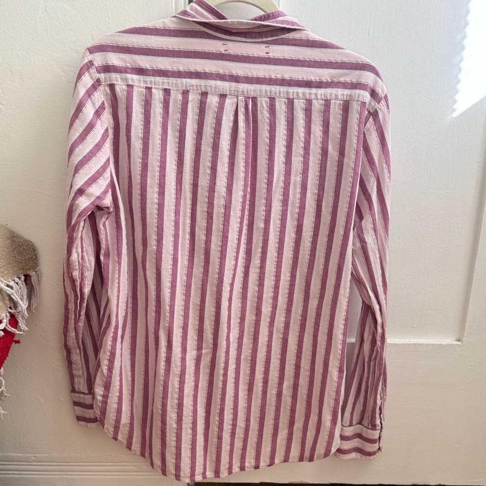 XiRENA Striped Button Up Shirt - Size Small - Picture 3 of 3